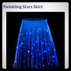 Twinkling Stars Skirt Thinkgeek Plus Size
